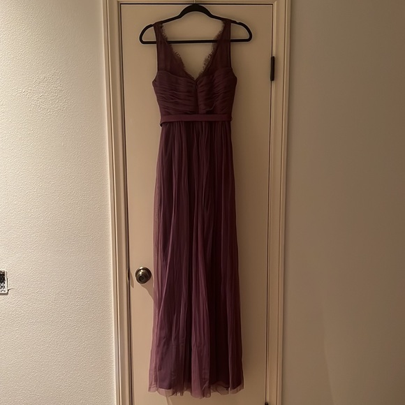 Hitherto Purple Long Dress, size 10 - Picture 5 of 6